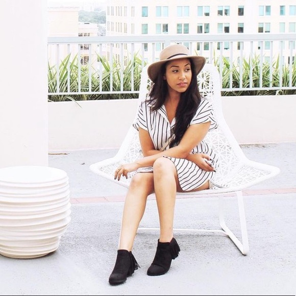 Forever 21 brown wool hat with black bow - Picture 9 of 11